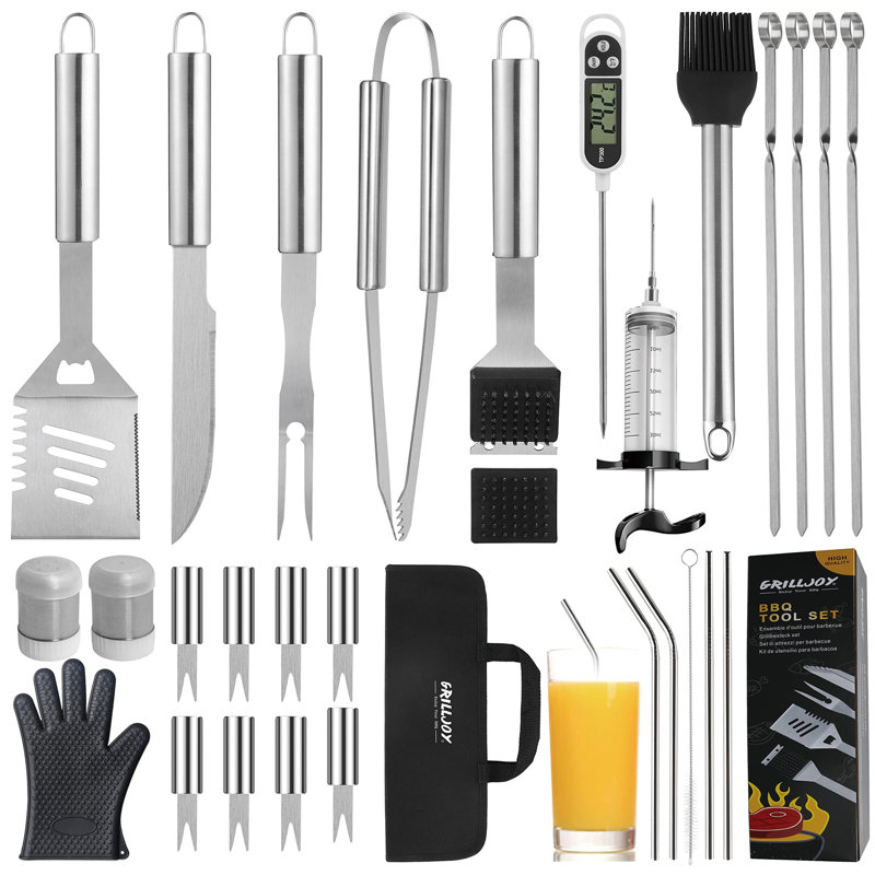 Accessoires dans un sac portatif, Argent