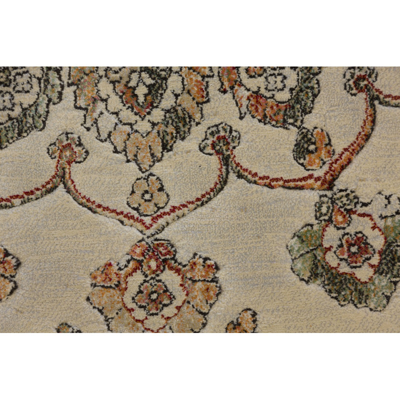 Tapis oriental beige / bronze Fallinerlea, Rectangle 2 pi x 3 pi 11 po