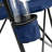 High Back Lawn Chair For Adults In Outdoor Environments, Support 250Lbs, Collapsible And Easy To Carry, Navy Blue, Breathable Mesh Heavy Duty Portable With Back, 250Lbs Load, Comfortable Suitable-117310513