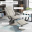 Fauteuil inclinable pivotant avec repose-pieds Amardo-1811068473