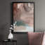 «Red Ochre Abstract I», reproduction encadrée de qualité supérieure - prête à être accrochée-579954045-579954034