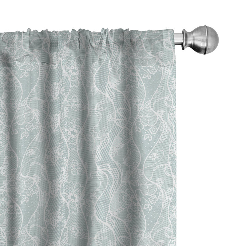 Ambesonne Room Darkening Curtain Pair, 28" x 95"