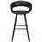 Palafox 24'' High Contemporary Vinyl Counter Height Stool with Wood Frame-24691099-45046347