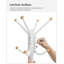 Mahajan Steel Freestanding 12 - Hook Coat Rack-1131817215