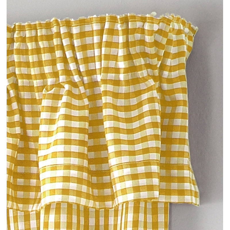 Rosas Curtain Pelmet, Yellow