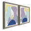 «Luminous Bay I», ensemble de 2 reproductions d'art sur toiles-364978428-364978427