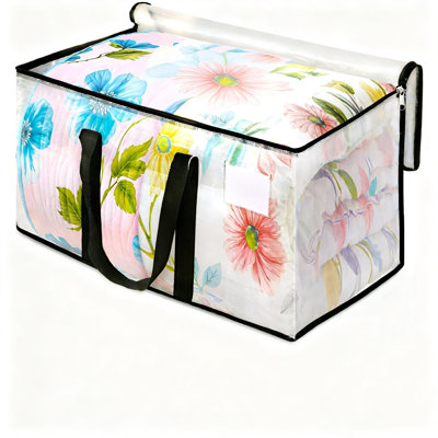 Heavy Duty Clear Moving Bags With Zipper, 93 Liter Waterproof Storage For Moving And Camping,4 Pack (Clear)