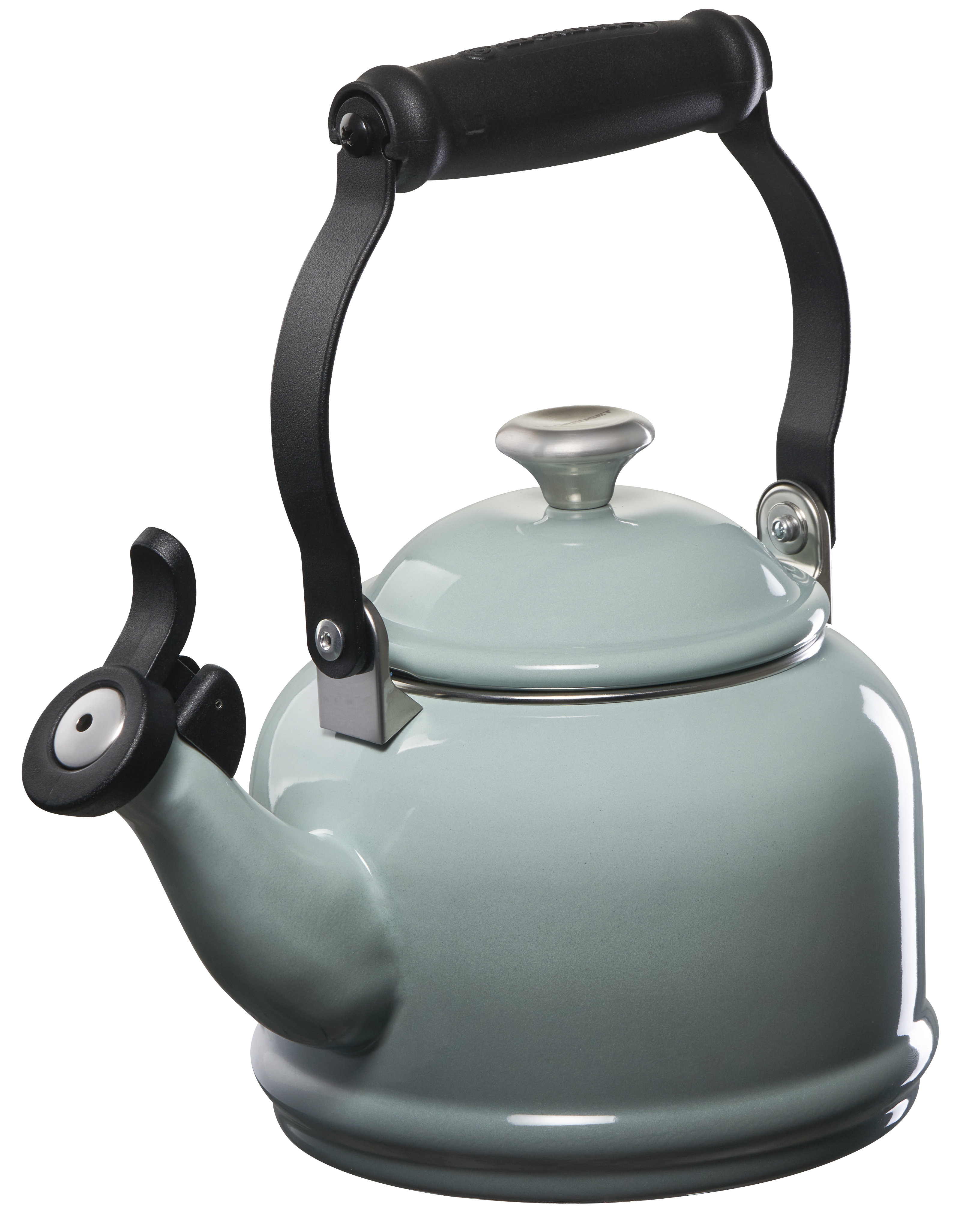 Le Creuset Classic Whistling Tea Kettle with Stainless Steel Knob - Oyster