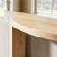 Console de style moderne en bois massif.-58404075