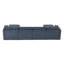 Canapé modulaire rembourré 146,5 po Winfree-1503913934