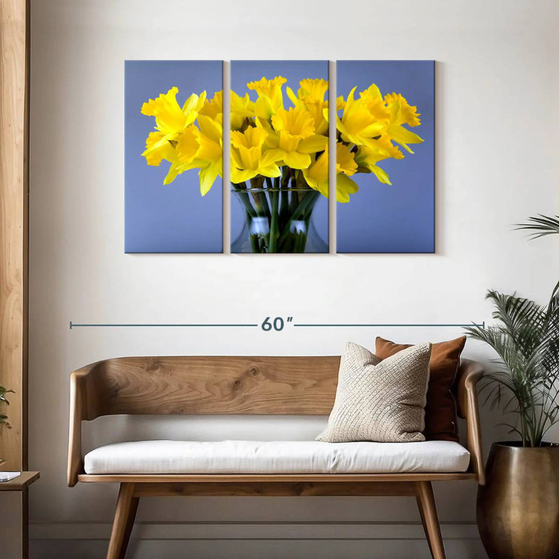 Toutes les jonquilles jaunes Harnek, H 28 po x l 45 po