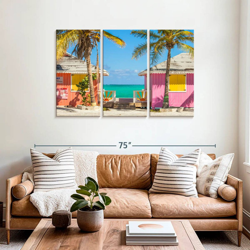 Grace Bay Gillard Huts, H 36 po x l 57 po