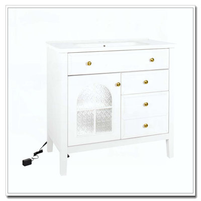 35.6" Bathroom Cabinet
