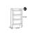 Small sized household bookcase
