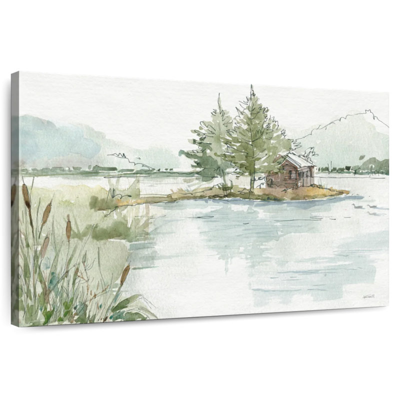 Alvord Serene Lake, 20" H x 30" W