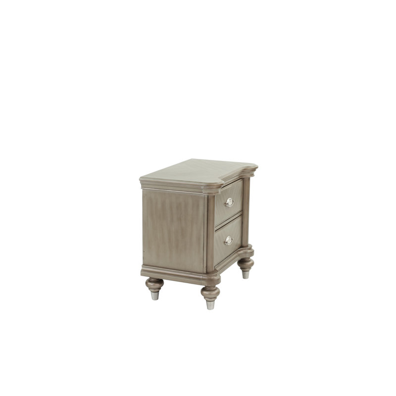 Table de chevet en champagne