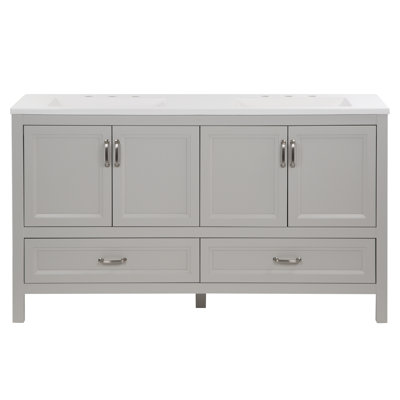 Ensemble de meuble-lavabo double 60 po