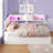 Bed Frame With Linen Upholstered Curved Headboard & Legs-1105424868-1095588269