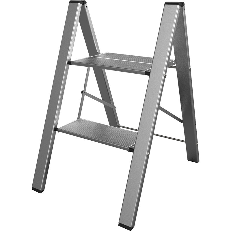 Escabeau 2,38 pieds Aluminium avec capacité de charge de 300 lb
