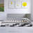80"X58" Full Size Wood White Bed-106736543