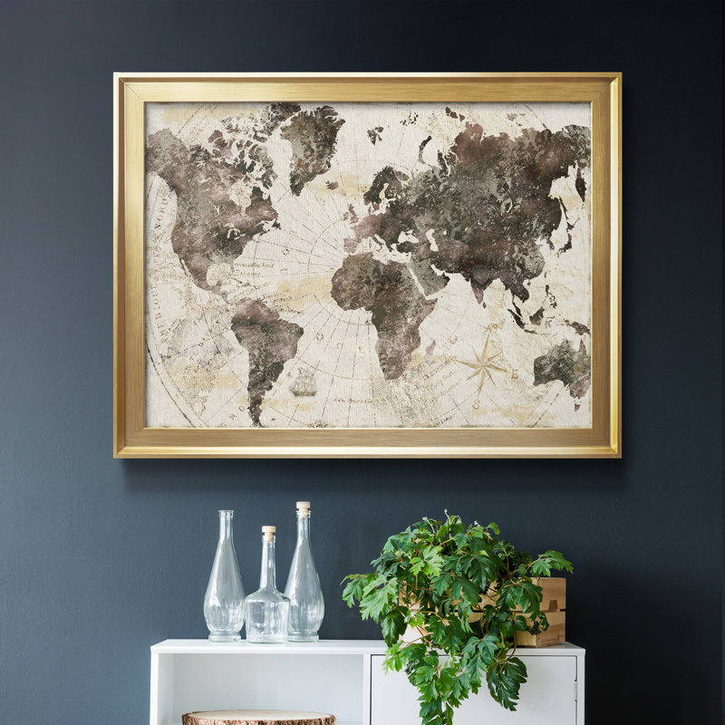 " Antique Shell Anthology V ", Gold, 24.5" H x 18.5" W x 1" D