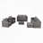 Opaline 5-Piece All Weather Rattan/Wicker Outdoor Conversation Set With Cushions-1423295315