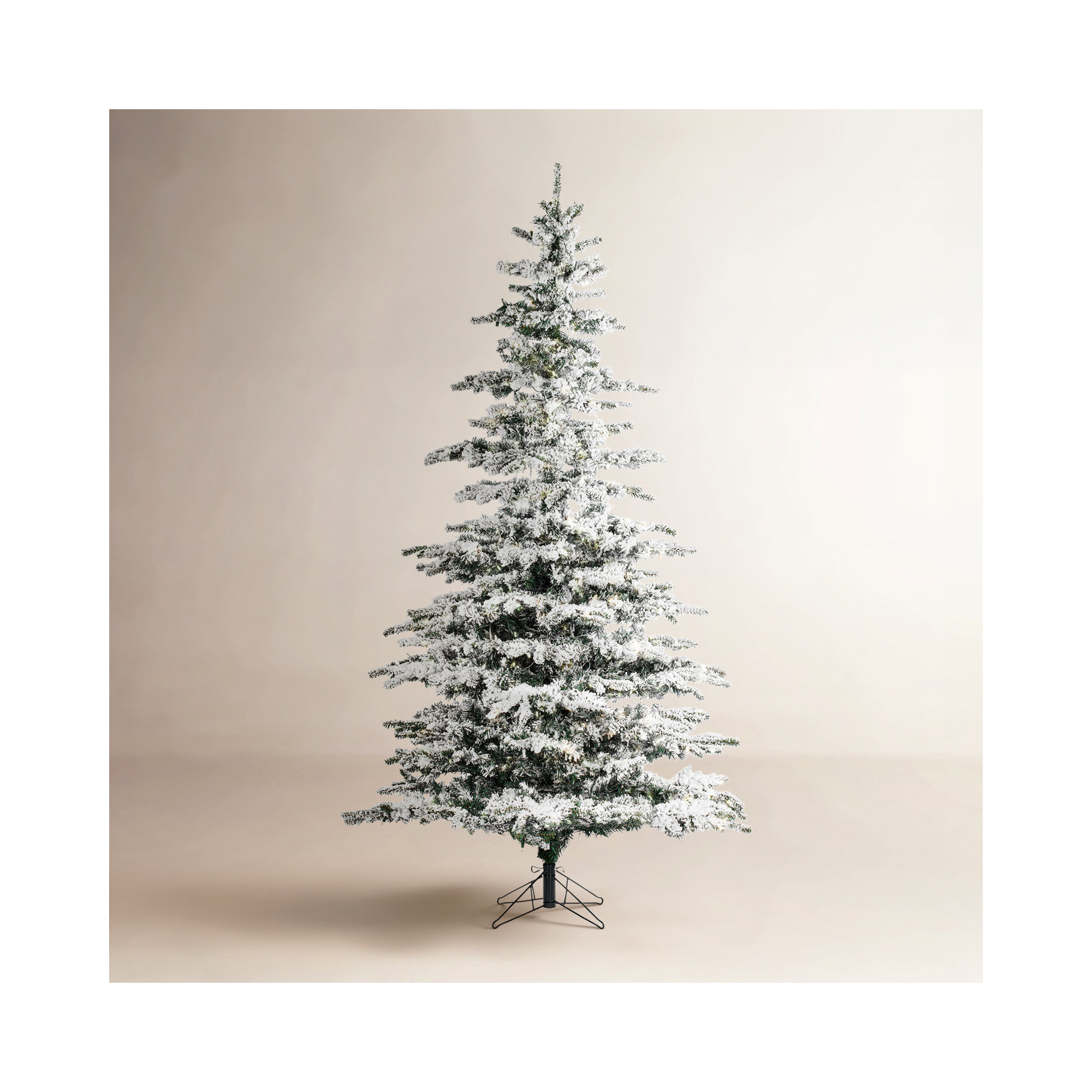 Hendricks Lighted Artificial Fir Christmas Tree, 6.5' H