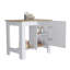 Îlot de cuisine, armoire à une porte, tablette