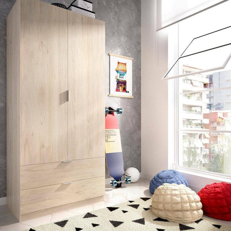 3 Door Manifactured Wood Wardrobe