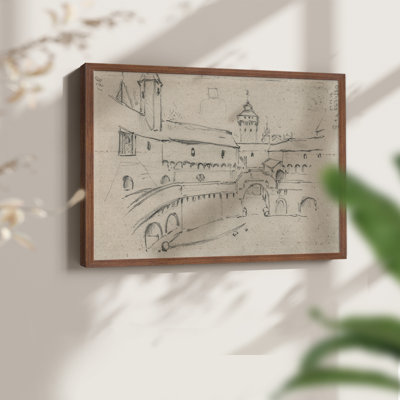 Croquis rétro, Lxxi, reproduction encadrée