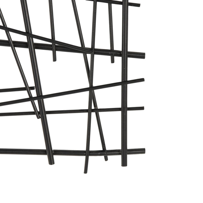 Cole And Grey Metal Overlapping Sticks Abstract Wall Decor
