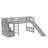 Stairway Twin Size Loft Bed With Slide-498668690