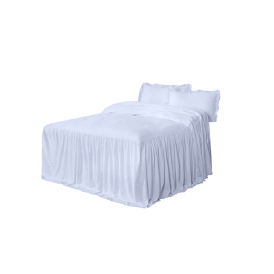 Sinclair French Country Chic Ruffle Skirt Bedspread Set