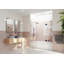 Stellar 69 in. W x 58.25 in. H Frameless 3 Panel Inline Hinge Bathtub Door-1127257600
