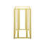 Metal Frame Sofa Table Matte Brass