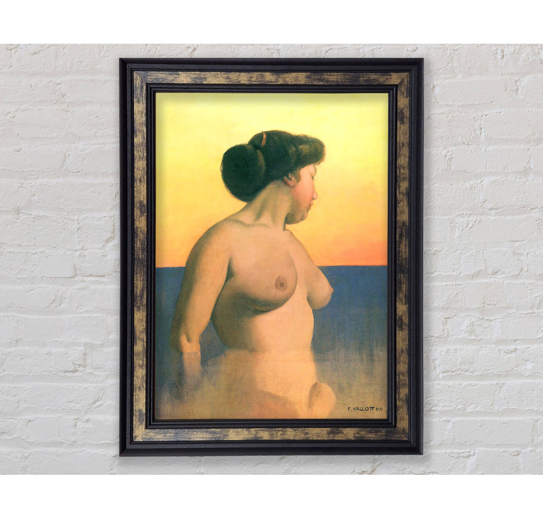 Felix Vallotton Bathing 2 - Einzelne Bilderrahmen Kunstdrucke