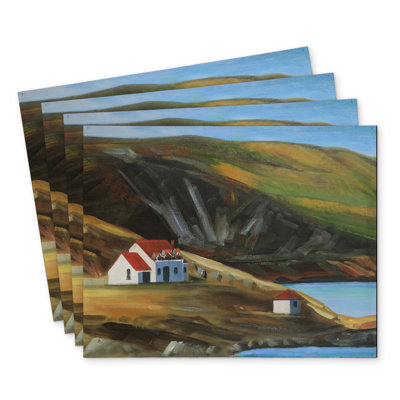 Scottish Valley Polyester Boltwood Set of 4 | Home Decor