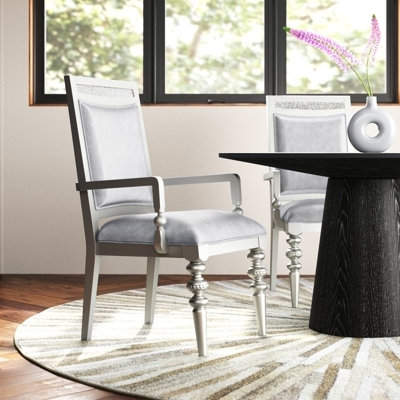 Fauteuil Otto en argent