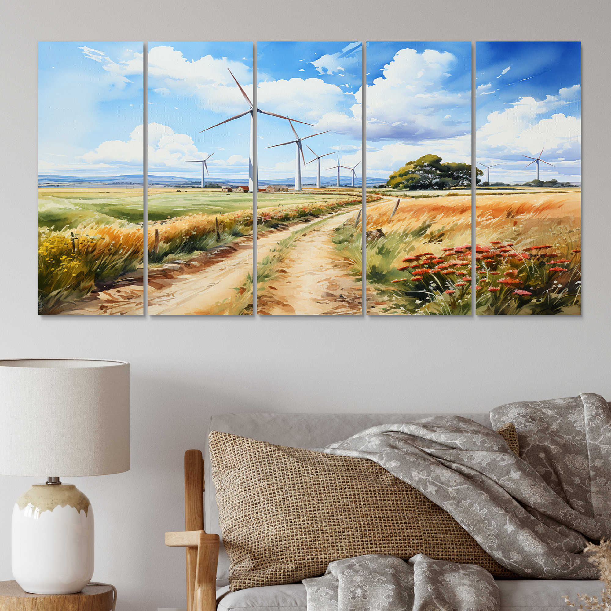 Golden Metal Wind Chime with Om Symbol | Positive Energy & Home Decor ...