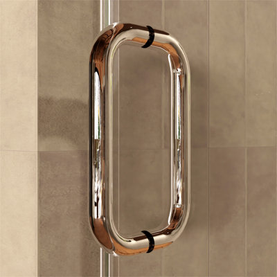 Frameless Sliding Shower Door 58-60 In. W X 76 In. H