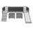 Loft Bed With Staircase And Storage Compartments-79611186