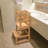 Solid + Manufactured Wood Accent Stool