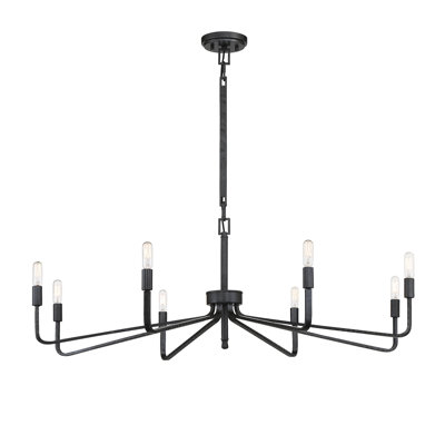 Anacelia 8 - Light Candle Style Chandelier