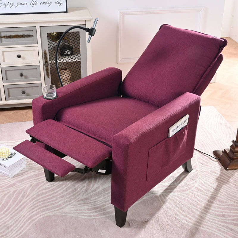 Fauteuil inclinable manuel, Rouge