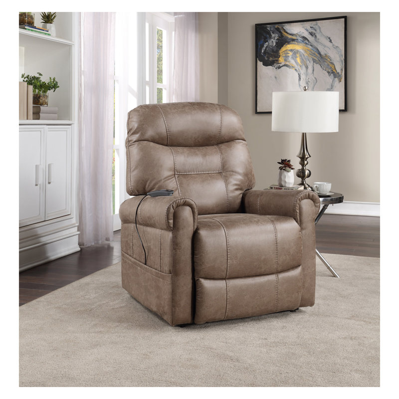 Fauteuil inclinable électrique à accoudoirs roulés Classic