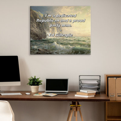 Latitude Run® Gallery Wrapped Canvas By Anthony Hecht: "Merely to have survived is not an index of ex