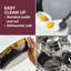 Anolon SmartStack Hard Anodized Nonstick Induction Frying Pan / Skillet, 12-inch, Black