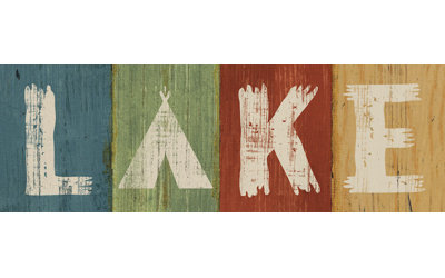 « lake predépôting », art textuel sur toile tendue