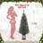 Christmas Tree-Fat Tree Body Contains 4.5Fth Potted Tree 4.5Fth Frost Flowering Tree 108LED Lights, Transparent Light Box Base