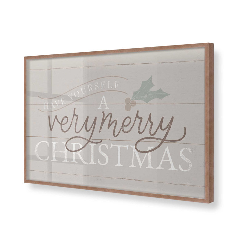 «Warm Holiday Wishes Print», Cadre photo rose poudre, H 12 po x l 15 po x P 1,25 po